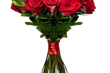 buchet 15 trandafiri rosii